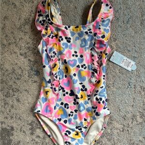 NWT girls bathing suit size 10/12